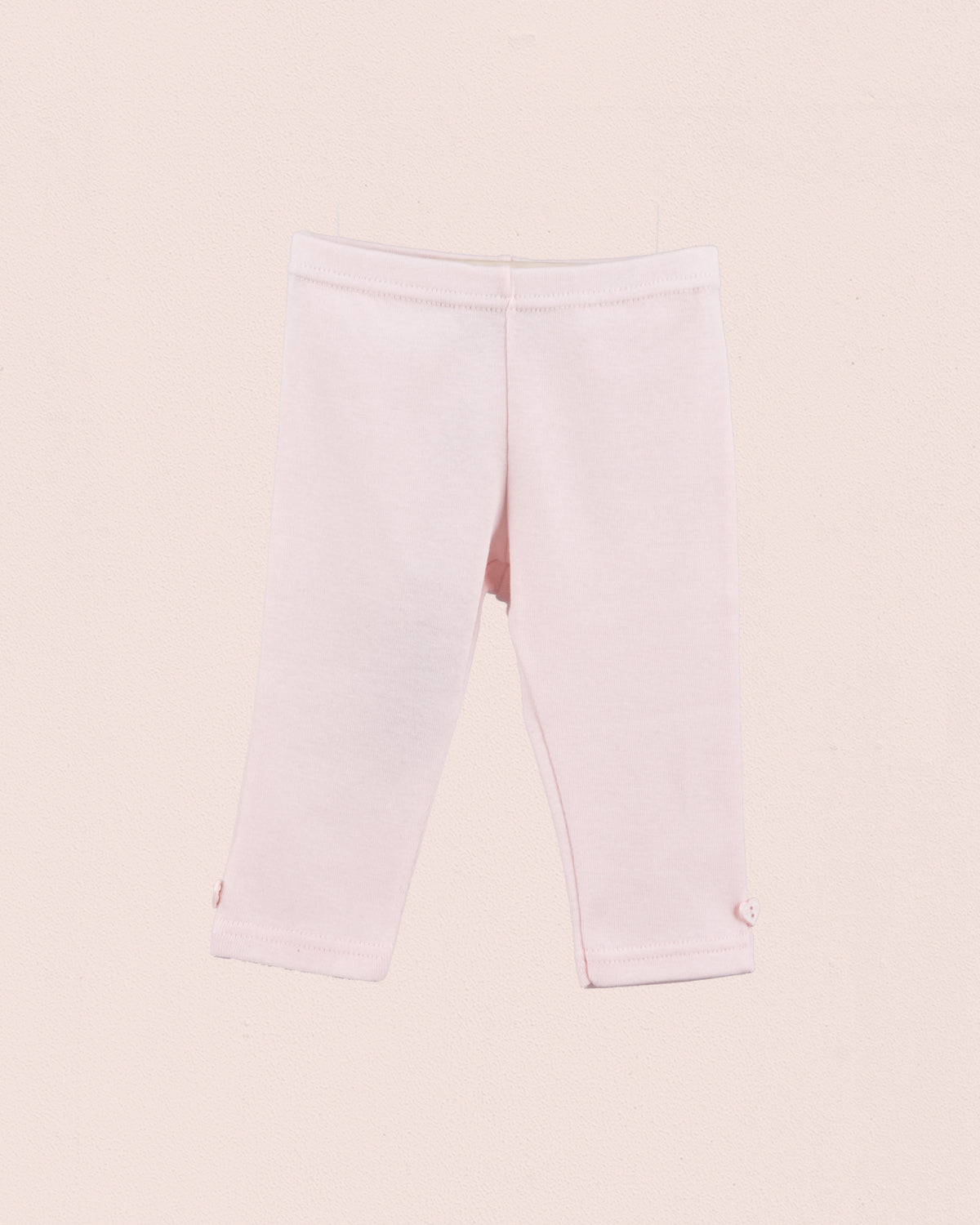 Italian Brushed Cotton Baby Pink Legging